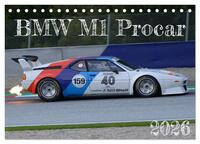 BMW M1 Procar (Tischkalender 2026 DIN A5 quer), CALVENDO Monatskalender