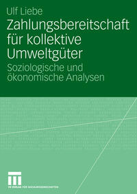 Vorderes Coverbild Zahlungsbereitschaft für kollektive Umweltgüter