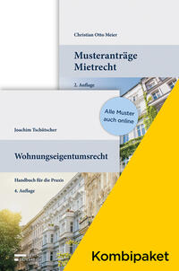 Kombipaket Musteranträge Mietrecht / Wohnungseigentumsrecht