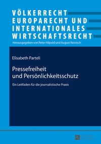 Vorderes Coverbild Pressefreiheit und Persönlichkeitsschutz