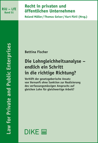 Die Lohngleichheitsanalyse - endlich ein Schritt in die richtige Richtung?
