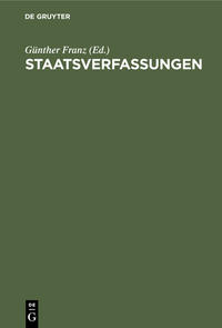 Staatsverfassungen