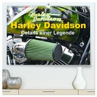 Vorderes Coverbild Harley Davidson - Details einer Legende (hochwertiger Premium Wandkalender 2025 DIN A2 quer), Kunstdruck in Hochglanz