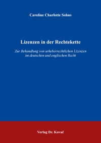 Vorderes Coverbild Lizenzen in der Rechtekette