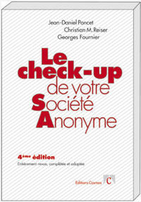 Vorderes Coverbild Le check-up de votre Société Anonyme