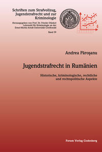 Vorderes Coverbild Jugendstrafrecht in Rumänien