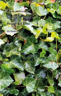 Regen auf Efeu
