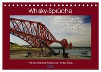 Whisky-Sprüche (Tischkalender 2026 DIN A5 quer), CALVENDO Monatskalender