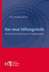 Vorderes Coverbild Das neue Stiftungsrecht