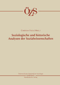 Vorderes Coverbild Soziologische und historische Analysen der Sozialwissenschaften
