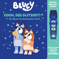 Vorderes Coverbild Bluey - Oooh, das glitzert! - Interaktives Taschenlampen-Soundbuch mit 5 Geräuschen und Glitzerseiten