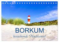 Borkum, bezaubernde Nordseeinsel (Tischkalender 2025 DIN A5 quer), CALVENDO Monatskalender