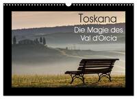 Toskana - Die Magie des Val d'Orcia (Wandkalender 2025 DIN A3 quer), CALVENDO Monatskalender