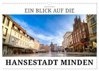Ein Blick auf die Hansestadt Minden (Wandkalender 2025 DIN A3 quer), CALVENDO Monatskalender