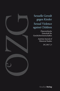 Vorderes Coverbild Österreichische Zeitschrift für Geschichtswissenschaften 3/2017