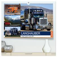 Vorderes Coverbild Langhauber. Coole Trucks in den USA (hochwertiger Premium Wandkalender 2025 DIN A2 quer), Kunstdruck in Hochglanz