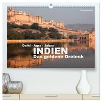 Indien - das goldene Dreieck, Delhi-Agra-Jaipur (hochwertiger Premium Wandkalender 2025 DIN A2 quer), Kunstdruck in Hochglanz