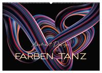 Vorderes Coverbild Farben Tanz Abstract Design (Wandkalender 2025 DIN A2 quer), CALVENDO Monatskalender