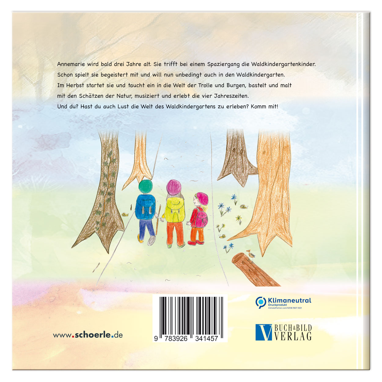 Rückseitencover Annemarie im Waldkindergarten