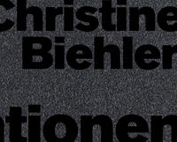 Vorderes Coverbild Christine Biehler – Installationen