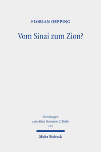 Vorderes Coverbild Vom Sinai zum Zion?