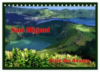 Sao Miguel - Perle der Azoren (Tischkalender 2025 DIN A5 quer), CALVENDO Monatskalender