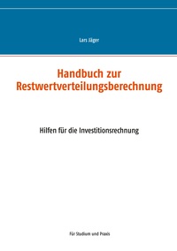 Vorderes Coverbild Handbuch zur Restwertverteilungsberechnung