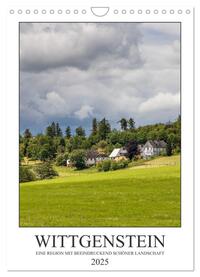 Wittgenstein – Eine Region mit beeindruckend schöner Landschaft (Wandkalender 2025 DIN A4 hoch), CALVENDO Monatskalender