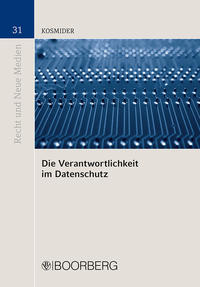 Vorderes Coverbild Die Verantwortlichkeit im Datenschutz