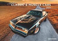 Vorderes Coverbild N NEUMANNVERLAGE - Legendary Classic & Muscle Cars 2025 Wandkalender, 42x29,7cm, Kalender mit Abbildungen legendärer Klassiker und Muscle Cars, Spiralbindung und internationales Kalendarium