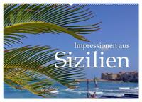 Impressionen aus Sizilien (Wandkalender 2025 DIN A2 quer), CALVENDO Monatskalender