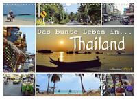 Das bunte Leben in Thailand (Wandkalender 2025 DIN A3 quer), CALVENDO Monatskalender