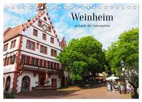 Weinheim im Laufe der Jahreszeiten (Tischkalender 2025 DIN A5 quer), CALVENDO Monatskalender