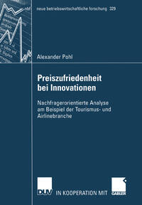 Vorderes Coverbild Preiszufriedenheit bei Innovationen