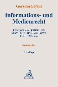 Vorderes Coverbild Informations- und Medienrecht