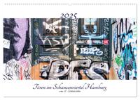 Vorderes Coverbild Türen im Schanzenviertel Hamburg (Wandkalender 2025 DIN A2 quer), CALVENDO Monatskalender