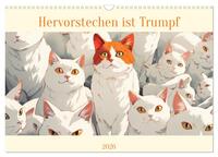 Hervorstechen ist Trumpf (Wandkalender 2026 DIN A3 quer), CALVENDO Monatskalender