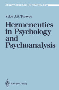 Vorderes Coverbild Hermeneutics in Psychology and Psychoanalysis