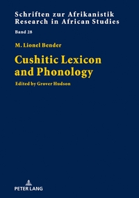 Vorderes Coverbild Cushitic Lexicon and Phonology