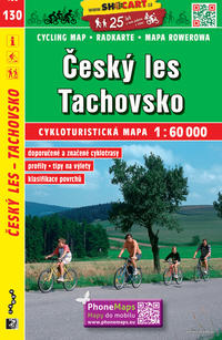 Ceský les, Tachovsko / Oberpfälzer Wald, Tachau (Radkarte 1:60.000)