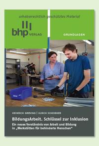 Vorderes Coverbild BildungsArbeit. Schlüssel zur Inklusion