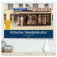 Kölsche Veedelskultur. Büdchen, Kioske und Trinkhallen. (hochwertiger Premium Wandkalender 2026 DIN A2 quer), Kunstdruck in Hochglanz
