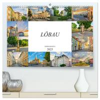 Löbau Impressionen (hochwertiger Premium Wandkalender 2025 DIN A2 quer), Kunstdruck in Hochglanz
