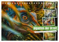 Giganten der Urzeit (Tischkalender 2025 DIN A5 quer), CALVENDO Monatskalender