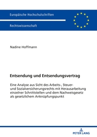 Vorderes Coverbild Entsendung und Entsendungsvertrag