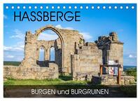 Haßberge - Burgen und Burgruinen (Tischkalender 2026 DIN A5 quer), CALVENDO Monatskalender