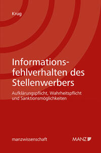 Informationsfehlverhalten des Stellenwerbers