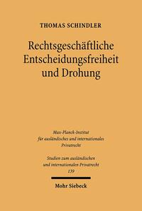 Rechtsgeschäftliche Entscheidungsfreiheit und Drohung