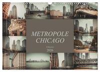 Metropole Chicago (Wandkalender 2026 DIN A3 quer), CALVENDO Monatskalender