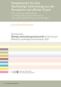 Vorderes Coverbild Kompetenzen für eine Nachhaltige Entwicklung aus der Perspektive beruflicher Praxis
